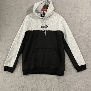NEW Puma Men's Colorblock Hoodie Pullover Sweatshirt, Size-M